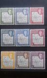 [King George VI - Map of Falkland Islands, 類型 A]