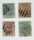 [Queen Victoria - Different Perforation, type A8]