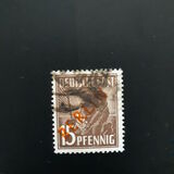 [BERLIN in Red Overprint on "Allied Occupation Zone" Stamps, тып B4]