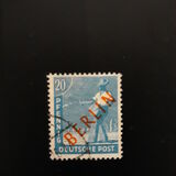 [BERLIN in Red Overprint on "Allied Occupation Zone" Stamps, тып B5]