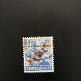 [BERLIN in Red Overprint on "Allied Occupation Zone" Stamps, тып B9]