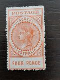 [Queen Victoria - Inscription "POSTAGE" - Thin Letters, Tipe P1]
