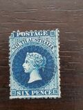 [Queen Victoria - Exists also Rouletted on 2 Sides, type A32]