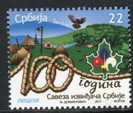 [The 100th Anniversary of the Serbian Scout Association, tegund JS]