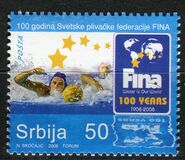 [The 100th Anniversary of Fédération Internationale de Natation, FINA, type DF]