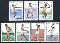 [Airmail - International Stamp Exhibition "CAPEX '87" - Toronto, Canada - Tennis Players, type BWN]