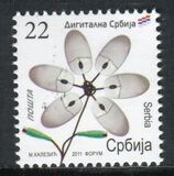 [Definitive - Digital Serbia - "2011" Imprint, type KP]