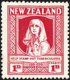 [Nurse - Inscription "HELP STAMP OUT TUBERCULOSIS 1929", type BJ]