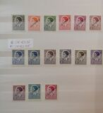 [Yugoslavian Postage Stamps Overprinted "SERBIEN" from lower left side upwards, प्रकार D]
