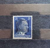 [German Empire Stamp No. 778 Overprinted, type A]
