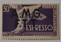 [Express Stamps - Italy Postage Stamps of 1947 Overprinted "A.M.G.F.T.T.", tegund C2]