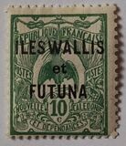 [New Caledonia Postage Stamps Overprinted "ILES WALLIS - et - FUTUNA", type B1]