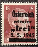 [Adolf Hitler,1889-1945 - Graz Overprint On German Empire Stamps, प्रकार IA]