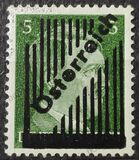 [Adolf Hitler, 1889-1945 - German Empire Postage Stamp Overprinted, type IX]