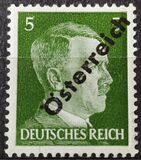 [Adolf Hitler, 1889-1945 - German Empire Postage Stamps Overprinted "Österreich", type HM1]