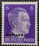 [German Empire Postage Stamps Overprinted "OSTLAND", type A4]