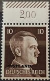 [German Empire Postage Stamps Overprinted "OSTLAND", type A6]