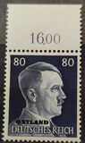 [German Empire Postage Stamps Overprinted "OSTLAND", type B5]
