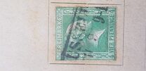 [King Friedrich Wilhelm IV - Hatched Background. Thin White Paper, प्रकार A8]