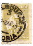 [Definitive Issues - Kangaroo and Map, type A4]