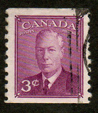 [King George VI - Inscription: "POSTES POSTAGE", տեսակ EL]