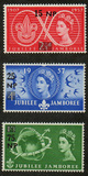 [Great Britain Postage Stamps Issue of 1957 Surcharged, type M]