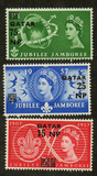 [Great Britain Postage Stamps Surcharged, type C]