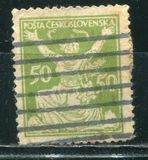 [Timbres courants 1920 - La Tchécoslovaquie brisant ses chaînes vers la liberté, type AO6]