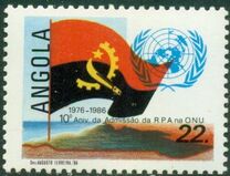 [The 10th Anniversary of the Angolan Membership of the United Nations, typ RJ]