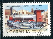 [The 100th Anniversary of Nicaraguan Railroads - The 150th Anniversary of German Railroads, type BOS]