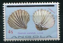 [Sea Shells Stamps of 1974 with "REPUBLICA PORTUGUESA" Overprinted with Black Bar, type NI]