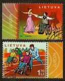 [EUROPA Stamps - Integration through the Eyes of Young People - Amusements and Sports of the Disabled, type UF]