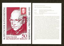 [The 100th Anniversary of the Birth of Cardinal von Preysing, type SM]