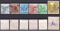 [Joint Allied Occupation Zones Stamps Handstamped, type A]