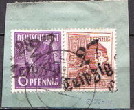 [Joint Allied Occupation Zones Stamps Handstamped, 类型 A]