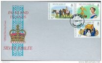 [The 25th Anniversary of Regency of Queen Elizabeth II, type FV]