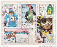 [Airmail - Winter Olympic Games Medal Winners - Issues of 1979 Overprinted with Names of Winners, type AAS]