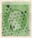 [Emperor Napoléon III - Perforated, type C11]