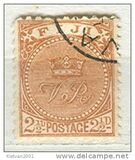 [Crown over Monogram & Canoe in Palm Tree Frame, type P]
