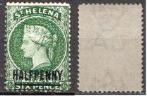 [Queen Victoria - Not Issued Stamps Surcharged. New Watermark, type B28]