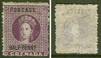 [Revenue Stamps Surcharged in Black, tip B1]