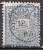 [Carta y cuerno postal. 19 “Perlas" en el marco superior., tipo V4]