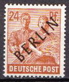 [BERLIN in Black Overprint on "Allied Occupation Zone" Stamps, Scrivi A8]
