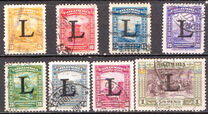 [Airmail - Previous Issues Overprinted L = "Lansa", type QT]
