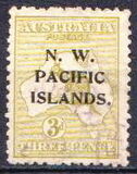 [Australia Postage Stamps Overprinted "N. W. PACIFIC ISLANDS" - "P" in "PACIFIC" above "IS" - Different Watermark, type C8]