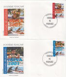 ["Heiva 2001" Traditional Arts and Sports Festival - Canoe Racing, type AEQ]