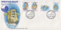 ["Operation Drake" - Round the World Expedition and the 400th Anniversary of Sir Francis Drake's Circumnavigation of the World, type BI]