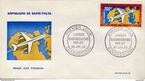 [Airmail - The 1st Jet Flight Ouagadougou - Paris, type BP]