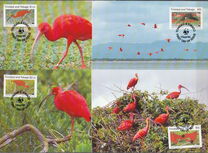 [Worlwide Nature Protection - Scarlet Ibis, type QU]