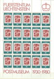 [The 50th Anniversary of the Post Museum Vaduz, type XZE]